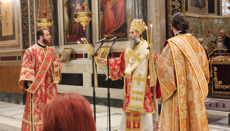 Από-την-μεγαλοπρεπή-εορτή-της-Αγίας-Φιλοθέης,-στην-Μητρόπολη-των-Αθηνών