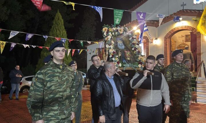 Τιμήθηκε-η-μνήμη-του-Οσίου-Εφραίμ-Κατουνακιώτη-στη-γενέτειρά-του,-στο-Αμπελοχώρι