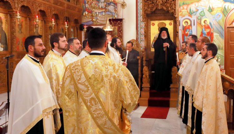 Ο-Αρχιεπίσκοπος-Θυατείρων-στον-Εσπερινό-της-Συγχωρήσεως