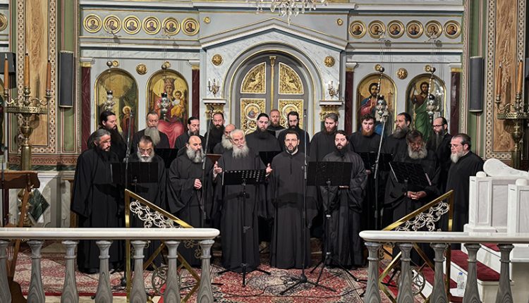 Μια-Πέμπτη,-μια-Σαρακοστή»:-Εκκλησιαστικοί-ύμνοι-του-Τριωδίου-από-τον-Βυζαντινό-Χορό-Ιερέων-της-Ιεράς-Μητροπόλεως-Κηφισίας,-στην-Ευαγγελίστρια-Πειραιώς