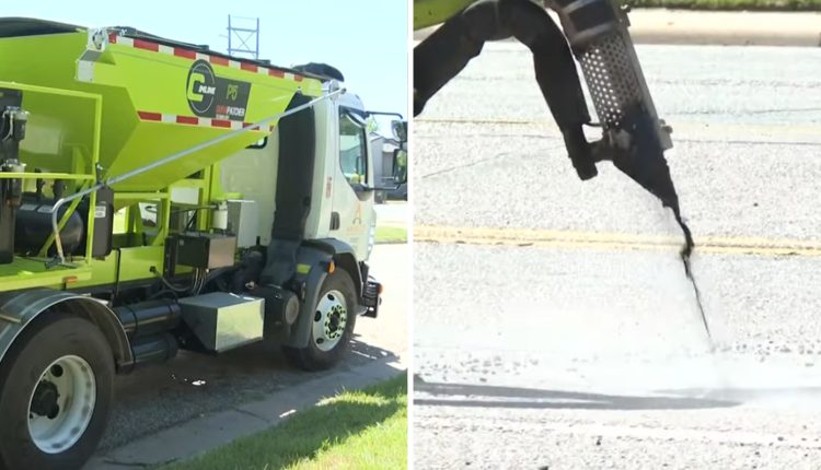 Νέα-τεχνολογία-επιτρέπει-σε-φορτηγό-να-«μπαλώνει»-146-λακκούβες-την-ημέρα-με-θερμαινόμενο-σπρέι-ασφάλτου
