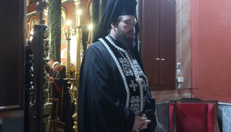 Ομιλία-του-Ηγουμένου-της-Ιεράς-Μονής-Παναγίας-Τουρλιανής-Αρχιμανδρίτη-Αλεξίου-στην-Ερμούπολη-για-τη-νηστεία