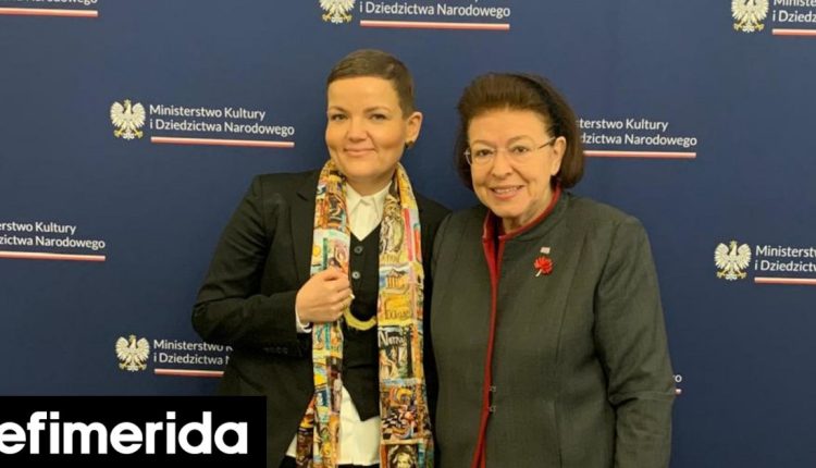 Συνάντηση-Μενδώνη-με-την-υπ.-Πολιτισμού-της-Πολωνίας-Συνεργασίες,-ανάπτυξη-βιντεοπαιχνιδιών,-κόμικ