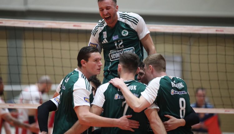 volley-league:-Πρώτο-βήμα-για-τον-Παναθηναϊκό,-3-1-σετ-τον-Ολυμπιακό
