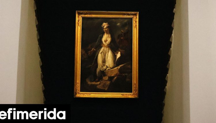 «Η-Ελλάδα-στα-ερείπια-του-Μεσολογγίου»:-Ο-πίνακας-του-Ντελακρουά-προσωρινά-στο-Ξενοκράτειο-Αρχαιολογικό-Μουσείο