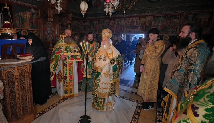 Προεόρτιος-πανήγυρη-Οσίου-Χριστοδούλου-του-εν-Πάτμω-στην-Ιερά-Μονή-Αγίων-Πάντων-Βεργίνης