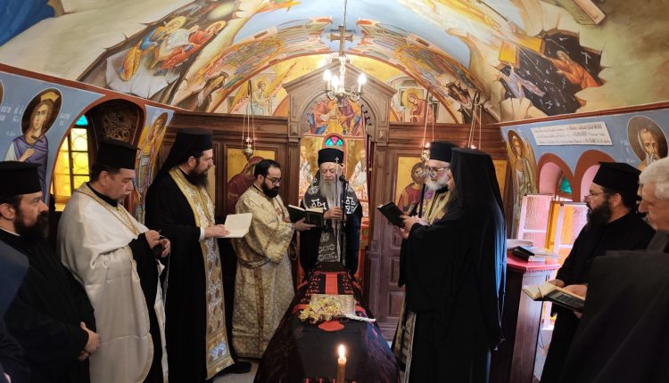 Κηδεία-Μοναχής-στο-Ιερό-Μετόχιο-Οσίας-Ειρήνης-Χρυσοβαλάντου-Ηλίων