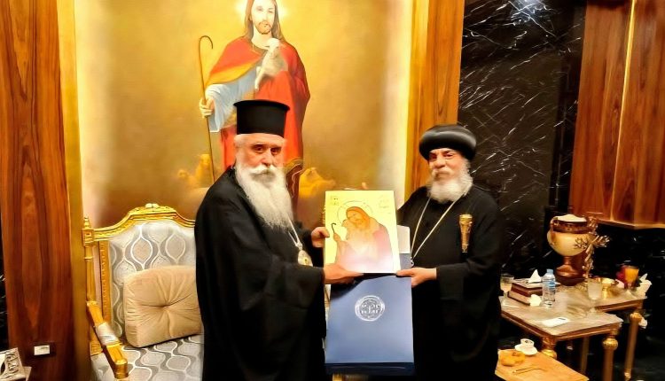 Τον-Κόπτη-Επίσκοπο-Νοτίου-Σινά-επισκέφθηκε-ο-Αρχιεπίσκοπος-Σινά-Συμεών