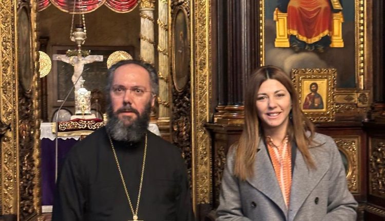 Συνάντηση-Μητροπολίτη-Αυστρίας-Αρσενίου-με-την-Υπουργό-Παιδείας-Σοφία-Ζαχαράκη