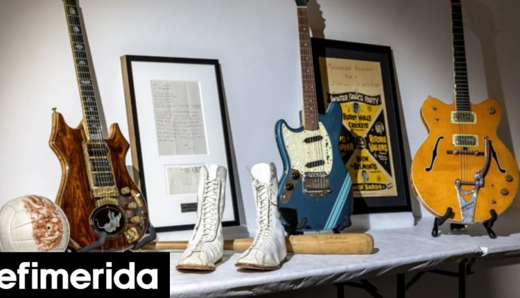 Η-μεγαλύτερη-συλλογή-της-ποπ-κουλτούρας-σε-δημοπρασία-Αντικείμενα-των-beatles,-Στιβ-Τζομπς,-Μοχάμεντ-Άλι