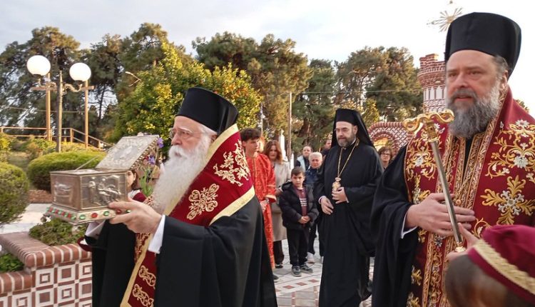 Λαμπρή-υποδοχή-του-Ιερού-Λειψάνου-του-Αγίου-Δημητρίου-στη-Νέα-Αγχίαλο