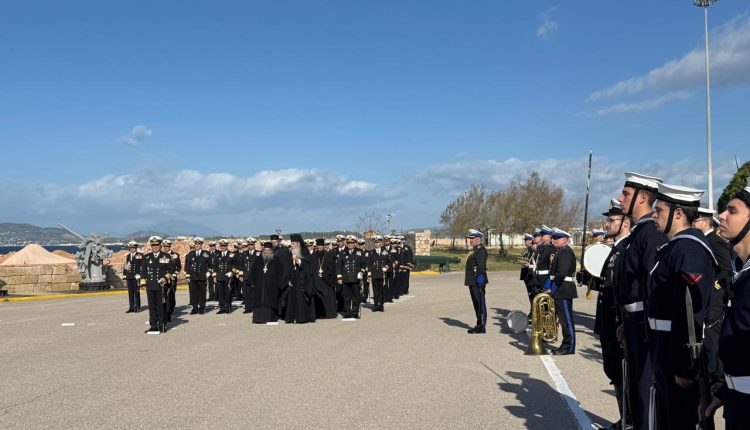 Ο-Πειραιώς-Σεραφείμ-στην-τελετή-παραλαβής-–-παράδοσης-καθηκόντων-της-Ναυτικής-Διοίκησης-Αιγαίου