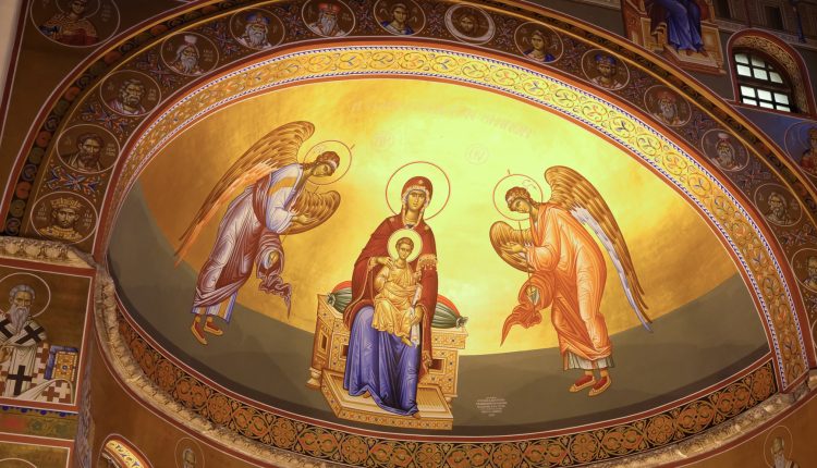 ΖΩΝΤΑΝΑ:-Ο-Ακάθιστος-Ύμνος-από-τον-Ιερό-Ναό-Αγίου-Γεωργίου-Παπάγου-–-Ψάλλει-η-Ελληνική-Βυζαντινή-Χορωδία