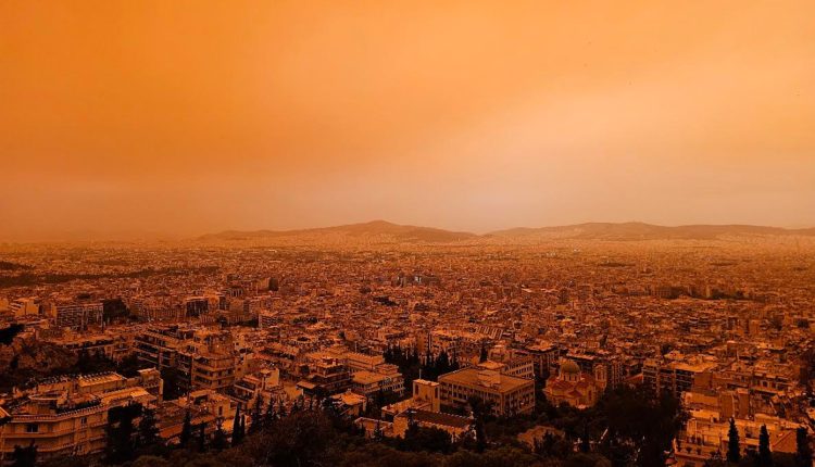 Λασποβροχές-και-αφρικανική-σκόνη-θα-καλύψουν-από-σήμερα-τη-χώρα-–-Ποιες-περιοχές-θα-επηρεαστούν-περισσότερο