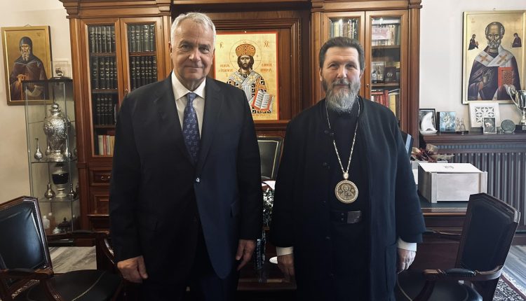 Συνάντηση-Μητροπολίτη-Γλυφάδας-και-Μάκη-Βορίδη