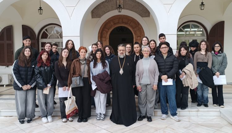 mαθητές-του-4ου-ΓΕΛ-Καλαμάτας-στο-Μητροπολίτη-Μεσσηνίας