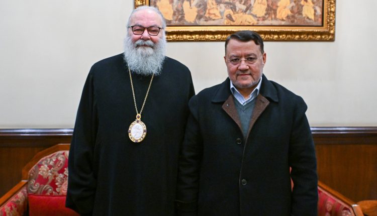 Συνάντηση-Πατριάρχη-Αντιοχείας-με-τον-σύμβουλο-επικοινωνίας-της-Προεδρίας-της-Δημοκρατίας
