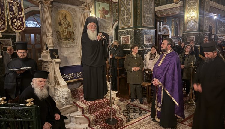 Κατανυκτικός-Εσπερινός-Ε΄-Κυριακής-των-Νηστειών-στην-Αράχωβα