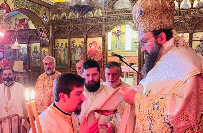 Σάββατο-του-Λαζάρου-και-χειροτονία-Διακόνου-στην-Κορυτσά