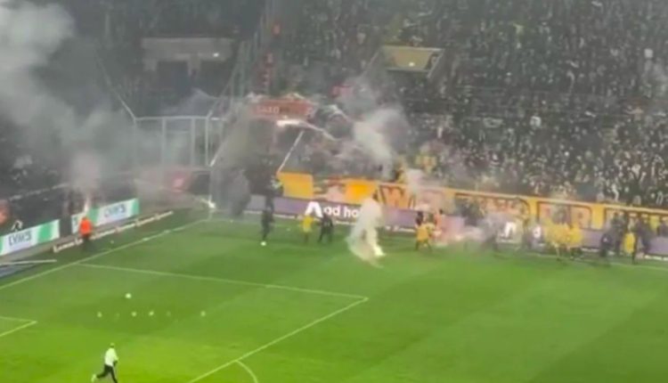 Γερμανία:-Διακόπηκε-το-Ντιναμό-Δρέσδης-–-Χέρτα-Βερολίνου-λόγω-σοβαρών-επεισοδίων