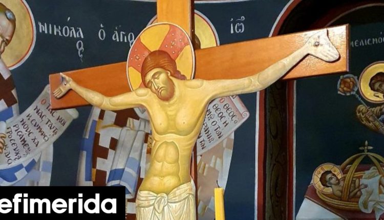 Ο-Εσταυρωμένος-Ιησούς-που-φιλοτέχνησε-ο-Φώτης-Κόντογλου-Η-ιστορία-της-εικόνας,-πού-βρίσκεται