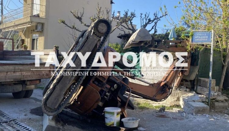 Υπέκυψε-στα-τραύματά-του-ο-58χρονος-που-είχε-καταπλακωθεί-από-εκσκαφέα-σε-εργοτάξιο-στο-Βόλο-τη-Μεγάλη-Δευτέρα