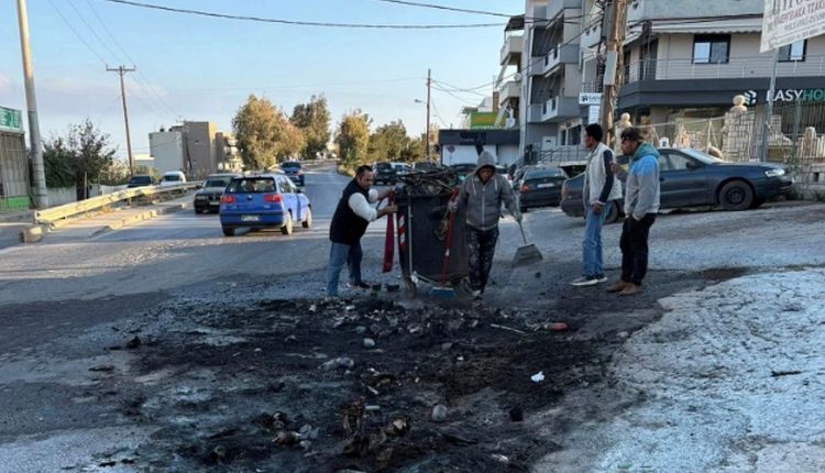 Βομβαρδισμένο-τοπίο-το-Ηράκλειο-Κρήτης-από-τo-«Κάψιμο-του-Ιούδα»-–-Δείτε-φωτογραφίες