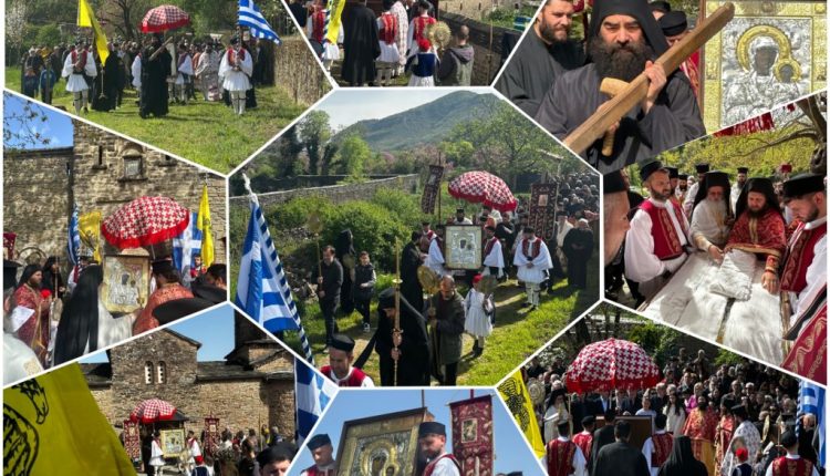 Λιτανεία-της-Ιεράς-Εικόνος-της-Παναγίας-Πωγωνιανιτίσσης-στην-Ιερά-Μονή-Μολυβδοσκεπάστου