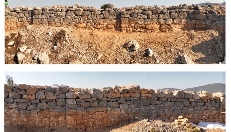 Αποκαταστάθηκαν-η-Νότια-Πύλη-της-μυκηναϊκής-ακρόπολης-του-Γλα-και-μέρος-του-κυκλώπειου-τείχους-της
