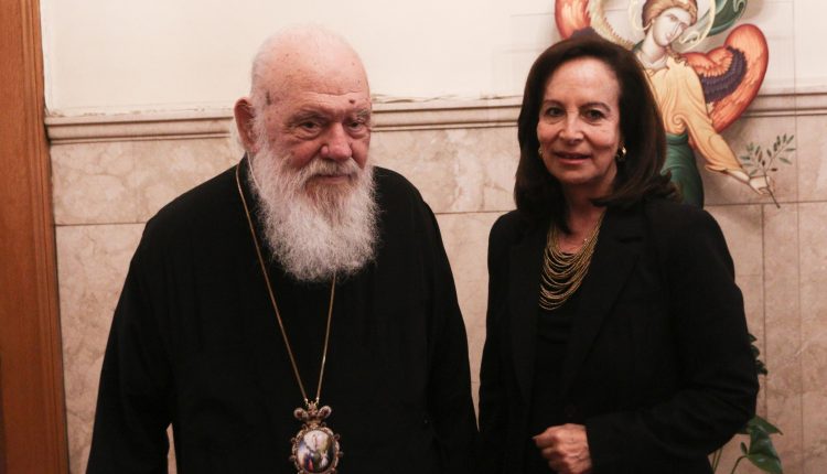 Συνάντηση-Αρχιεπισκόπου-με-την-πρώην-Υπουργό-Άννα-Διαμαντοπούλου