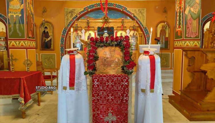 Στο-στρατόπεδο-Ναυπλίου-τίμησαν-τον-προστάτη-του-Ελληνικού-Στρατού-Άγιο-Γεώργιο