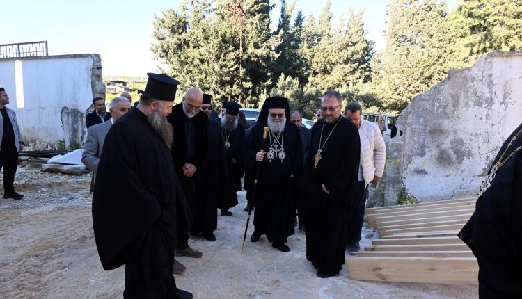 Ο-Πατριάρχης-Αντιοχείας-στο-νεοανεγειρόμενο-Ναό-Αγ.-Γεωργίου-στο-Σουρίγιε-στην-επέτειο-απαγωγής-των-δύο-Μητροπολιτών:-«Η-μνήμη-τους-είναι-ζωντανή»