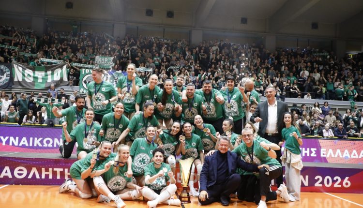 Πρωταθλητής-ο-Παναθηναϊκός:-Η-απονομή-του-τροπαίου-και-το-πάρτι-με-τους-οπαδούς