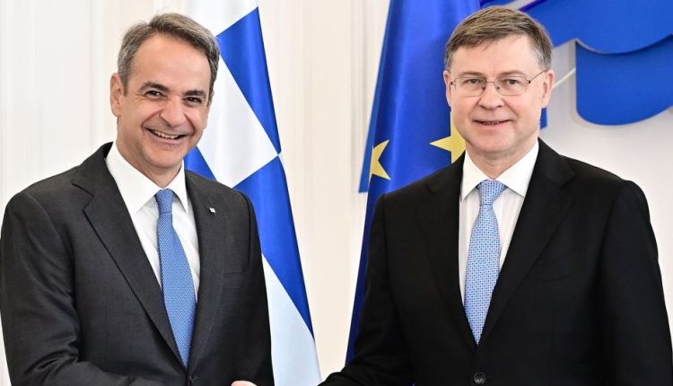 Συνάντηση-Μητσοτάκη-–-Ντομπρόβσκις:-Εντυπωσιακή-ανάκαμψη-της-Ελλάδας-από-κάθε-άποψη