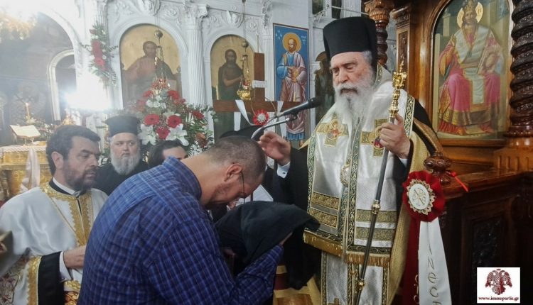 Χειροθεσία-Αναγνώστη-κατά-τον-πανηγυρικό-Εσπερινό-στον-ΙΝ.-Αγίου-Γεωργίου-Ασωπού