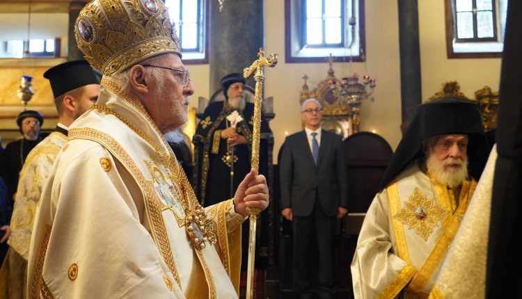 Νέα-έκκληση-του-Οικουμενικού-Πατριάρχη-για-ειρήνη-στην-Ουκρανία-–-Η-Κυριακή-των-Μυροφόρων-στο-Φανάρι-παρουσία-του-Πατριάρχη-της-Κοπτικής-Εκκλησίας