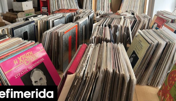 h-πύλη-του-εργοστασίου-της-columbia-στην-γκαλερί-citronne:-Δίσκοι-βινυλίου,-πικάπ,-ηχεία,-ό,τι-απέμεινε-[εικόνες]