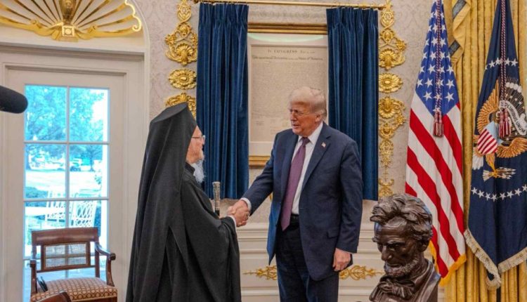 Πατριαρχικό-Γράμμα-συμπαθείας-προς-τον-Πρόεδρο-των-ΗΠΑ,-Ντόναλντ-Τραμπ,-μετά-την-επίθεση-στο-δείπνο