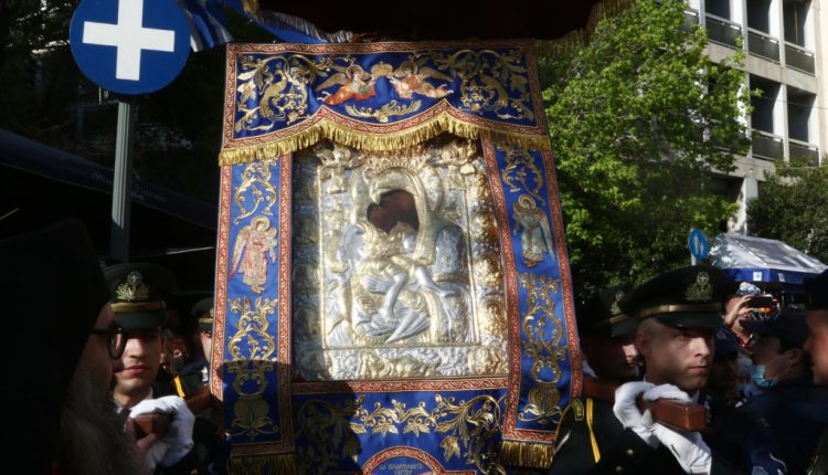 Υποδοχή-Ιεράς-Εικόνος-Παναγίας-«Άξιον-Εστί»-στο-Μεσολόγγι:-Απευθείας-μετάδοση-από-την-pemptousia-tv