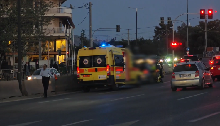 Μποτιλιάρισμα-στην-Ποσειδώνος-μετά-από-τροχαίο-–-Δείτε-το-βίντεο