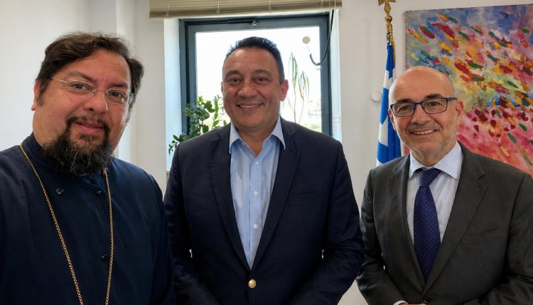 Συνάντηση-Μητροπολίτη-Μπουένος-Άιρες-με-τον-Υφυπουργό-Παιδείας-Κώστα-Βλάση