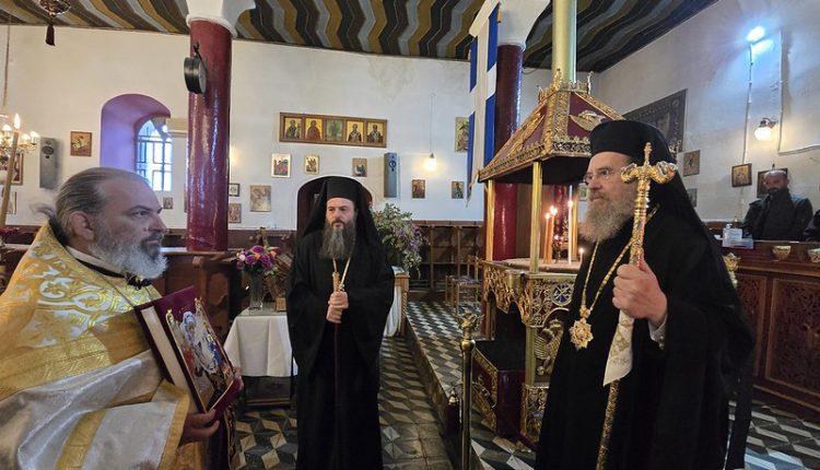 Στον-Άγιο-Γεώργιο-Μελισσουργού-ο-Μητροπολίτης-Ιερισσού-Θεόκλητος