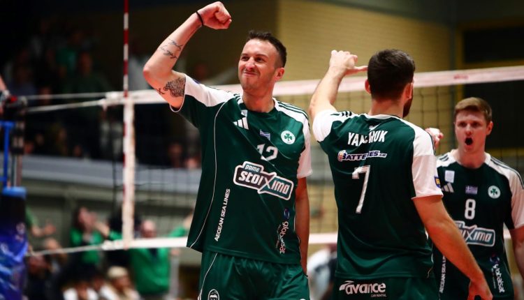 volley-league:-Μια-νίκη-μακριά-από-τον-τίτλο-ο-Παναθηναϊκός,-έκανε-το-2-1-στην-σειρά-με-τον-ΠΑΟΚ