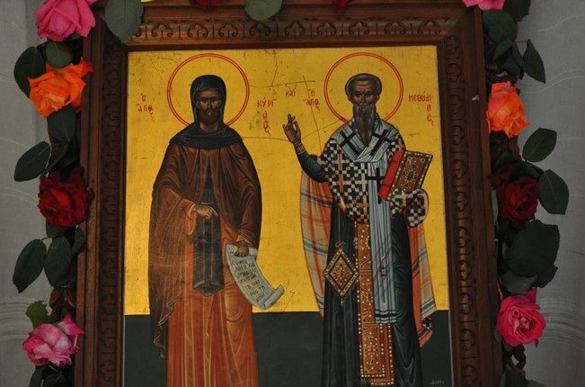 Εορτή-των-Αγίων-Κυρίλλου-και-Μεθοδίου-στην-Ιερά-Μονή-Γωνιάς-Κολυμβαρίου