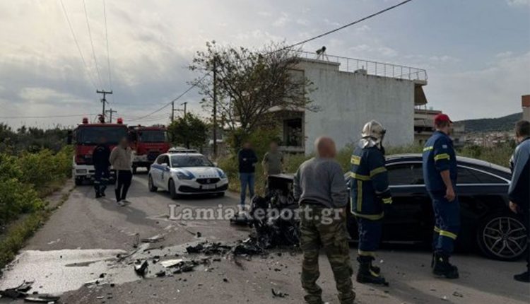 Σφοδρή-σύγκρουση-σε-διασταύρωση-στη-Λαμία-με-δύο-τραυματίες-–-Εγκλωβίστηκε-ο-οδηγός-του-αυτοκινήτου-που-τούμπαρε