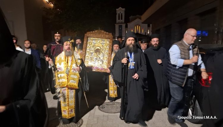 Αναχώρησε-η-Ιερά-Εικόνα-της-Παναγίας-«Άξιον-Εστί»-από-την-Ιερά-Πόλη-Μεσολογγίου