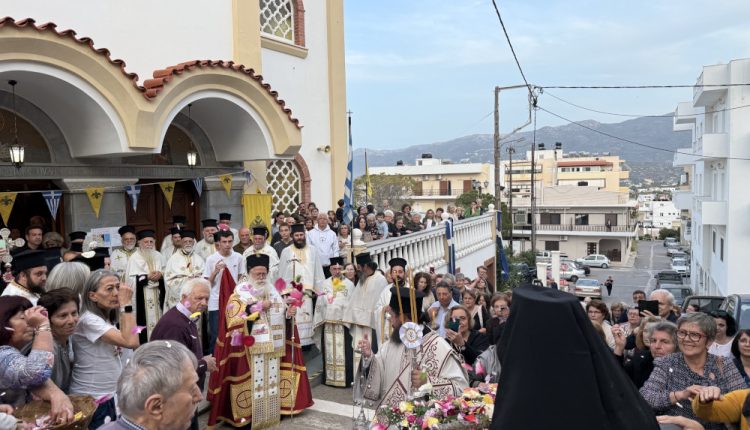 Υποδοχή-του-ιερού-λειψάνου-της-Αγίας-Μεγαλομάρτυρος-Φωτεινής-στον-ΙΝ.-Ευαγγελισμού-της-Θεοτόκου-Σητείας