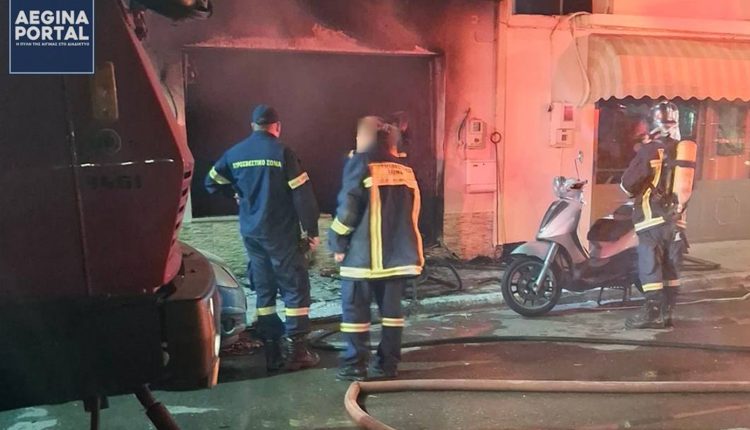 Εμπρηστική-επίθεση-στην-οικογενειακή-επιχείρηση-του-δημάρχου-Αίγινας