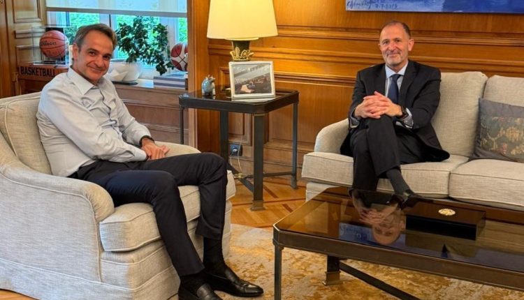 Συνάντηση-Μητσοτάκη-με-τον-ceo-της-euroleague-ενόψει-final-4:-Ανυπομονούμε-να-αναδείξουμε-τη-φιλοξενία-και-την-ενέργεια-της-Αθήνας