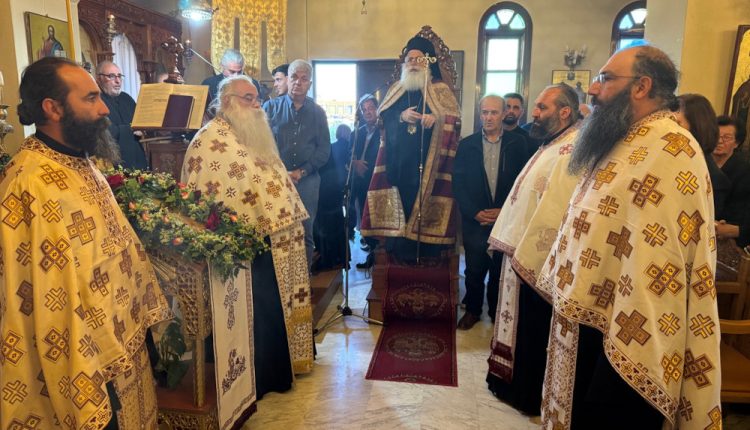 Ιεραπύτνης-Κύριλλος:-Με-την-Ανάληψή-του-ο-Κύριος-ανύψωσε-τη-φύση-μας
